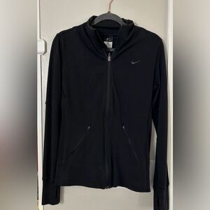 Nike Women's Black Dri-FIT Full Zip Midlayer Jacket size medium